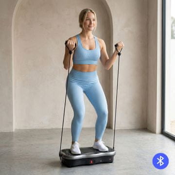 Northix Vibracijska platforma s Bluetoothom, narukvicama i daljinskim upravljačem