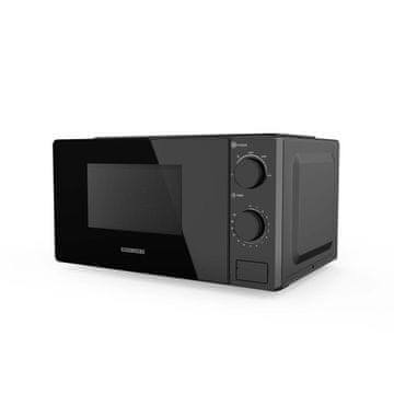 MELISSA Solo mikrovalna pećnica, 700 W, 20 l, 5 razina snage, crna