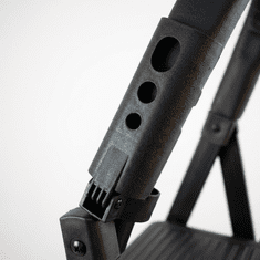 Nikcorp Sklopive kućne ljestve sa 3 stepenice, čelične, nosivost 150 kg, crne, s integriranim držačem alata, lagane i stabilne, protuklizne, dimenzije 102 x 44,5 x 5 cm, idealne za kućanske poslove i radove
