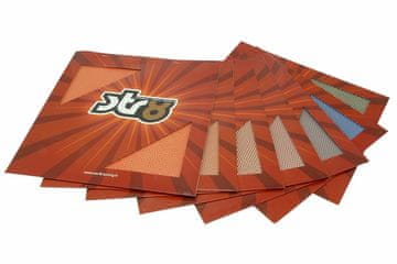 STR8 aluminijska mreža, fine rupe, 30x30 cm, crna