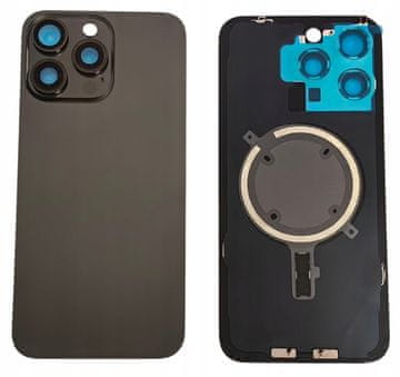 FUTROLA, STRAŽNJA PLOČA OKLOPLJENA S MAGSAFE ZAŠTITOM, ODGOVARA ZA IPHONE 15 PRO MAX CRNA
