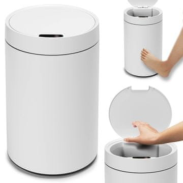 Gockowiak JUNK automatska kanta za otpad bijela