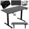 SHADOW GAMER 1.0 električni stol za igranje, crni, 120 cm