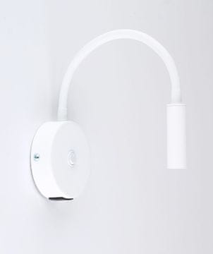 TK Lighting LAGOS WHITE 10202 zidna svjetiljka s prekidačem i USB utičnicom
