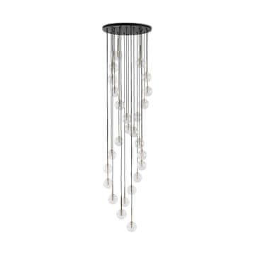 TK Lighting Velika viseća lampa AURORA TRANSPARENT 10258