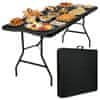 Sklopivi catering stol BUFFET CRNI 200x90 cm