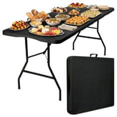 EH Sklopivi catering stol BUFFET CRNI 200x90 cm
