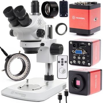 10XT trinokularni stereoskopski mikroskop, kamera Red Lagoon