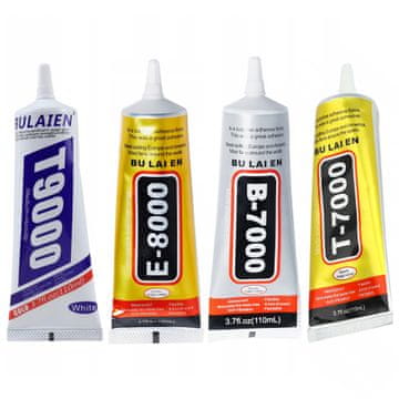 Set od 4 ljepila T-9000 T-7000 E-8000 B-7000 za montažu 110 ml
