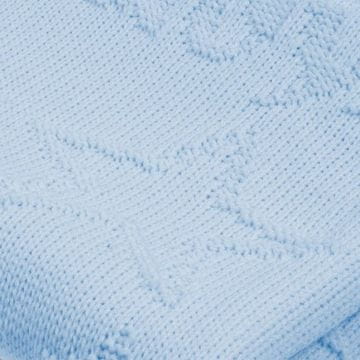 BabyMatex KARIRANO 75x100 dječja dekica svijetloplava