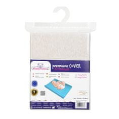 BabyMatex Navlaka za stol za previjanje Jersey 50x70/80 bijela/svijetlosiva