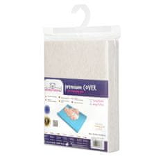 BabyMatex Navlaka za stol za previjanje Jersey 50x70/80 bijela/svijetlosiva