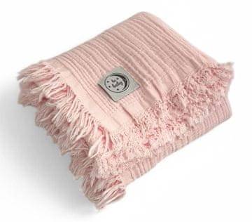 POLDAUN Dječja dekica 100x120 muslin Be Baby Pink Soft