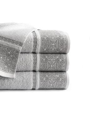 Detexpol Ručnik Sofia 70x140 svijetlo siva 500g 100% pamuk