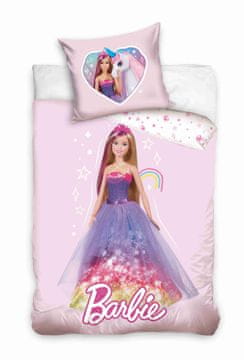 Faro Posteljina za bebe 100x135 + 40x60 Barbie princeza
