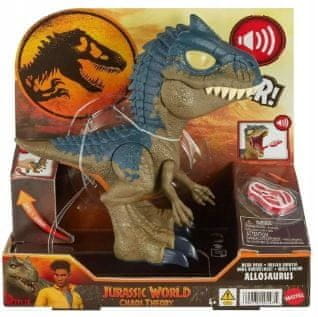 Mattel JURSKI SVIJET TEORIJA KAOSA DINOSAUR ALOSAURUS figura sa zvukom