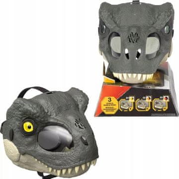 Mattel Maska tiranosaura reksa iz Jurskog svijeta sa svijetlećim očima JCH04