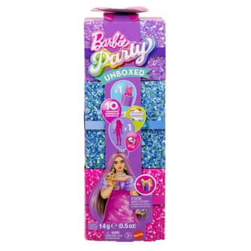 Barbie Party Unboxed Glam Party Stylish Pripremni set lutkica ružičaste boje