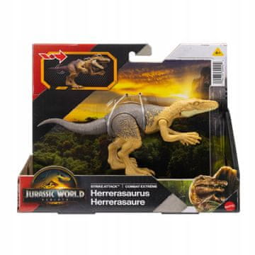 Mattel Figurica dinosaura napadajućeg Herrerasaura iz Jurskog svijeta - Rebirth