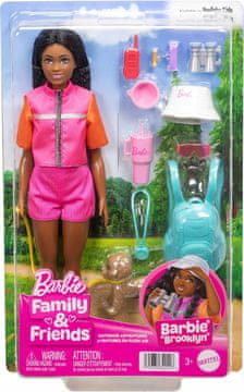 Barbie BROOKLYN LUTKA Set za avanture na otvorenom sa psom