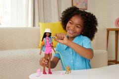 Barbie BROOKLYN LUTKA Set za avanture na otvorenom sa psom