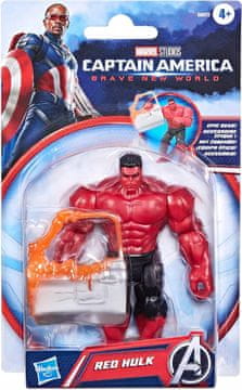 Hasbro Marvel Kapetan Amerika Vrli novi svijet Crvena CRVENA akcijska figura Hulka