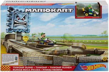 Hot Wheels Mario Kart Thwomp Ruins Set
