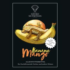 Gecko Nutrition Banana Mango - hrana za gekone: Crested gecko, Felsuma 50g