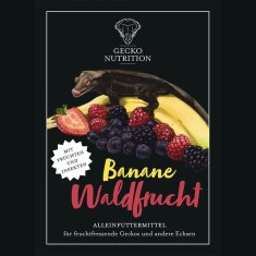Gecko Nutrition Banana Forest Fruits - hrana za gekone: Crested gecko, Felsuma 50g