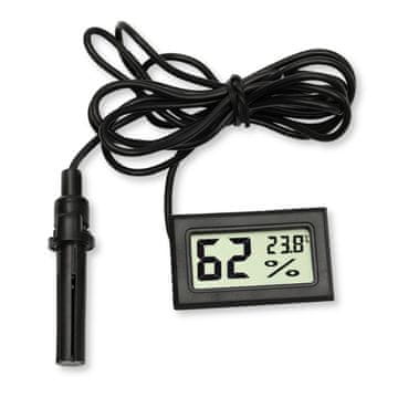 Termometar-higrometar sa sondom za terarij Digitalni termo-higrometar, 2 u 1
