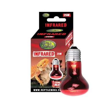 Infrared - žarulja za grijanje s infracrvenim i UVA zračenjem za terarij Infrared - žarulja za grijanje 25 W (infracrveno + UVA) za terarij