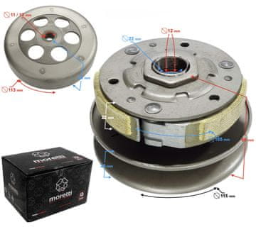 Moretti Ogledalo za promatranje djeteta u automobilu 29x19cm AMIO-02388