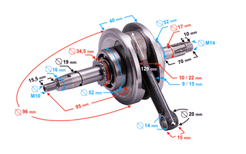 Moretti Naljepnice P2/E20 RF 101-01W-84 (2 komada)
