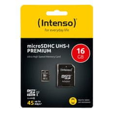 Intenso 16GB microSDXC UHS-I Class 10 Premium memorijska kartica