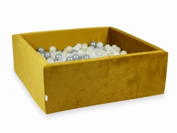 Mi Jama za suhe kuglice 600 dijelova 110x110x40 Baršunasto zlato: srebro, opalescentno, svijetlo zlato, prozirno