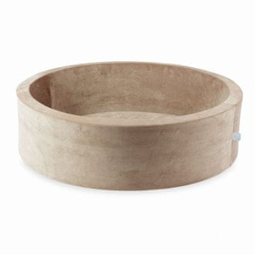 Mi Suhi bazen 110x30 Velvet Soft Tamno bež bez loptica