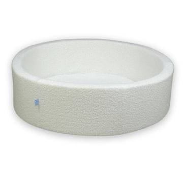 Mi Suhi bazen 110x30 Boucle Bijeli bez loptica