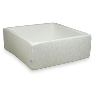 Mi Suhi bazen 110x110x40 Boucle Bijeli bez kuglica