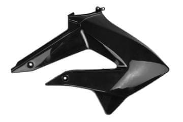 TNT Racing poklopac hladnjaka / oklop / plastični, desni, crni, Derbi Senda DRD 10-17 / Gilera RCR, SMT 11-17