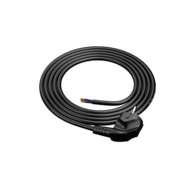 KABEL ZA NAPAJANJE S KUTNIM UTIKAČEM 2M 3x1,5MM2 OMY ŽICA CRNI 16A