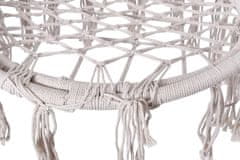 EH Viseća stolica Stork's Nest LAGOS krem s jastucima