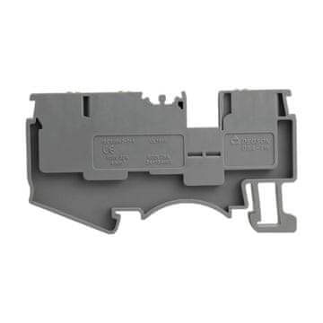 DE Priključni blok sabirnice 4 mm2 1P 3-žilni utični priključak sivi 3930