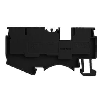 DE 2,5 mm2 1P 3-žilni utični terminalni blok, crni