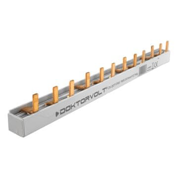 DOK PS/S 3-fazna 12-modulna 10 mm2 63 A DV 2077-pinska priključna sabirnica
