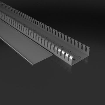 em Saćasti kanal 100x40 Kabelski kanal s poklopcem 1m Poklopac kabela