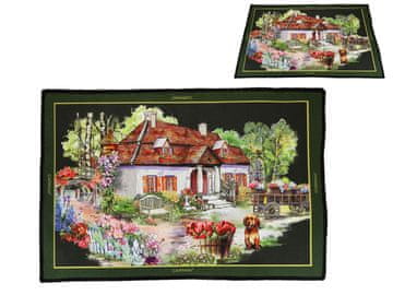 Carmani BIJELA PROSTIRKA ZA KUPAONICU MANOR DEKORATIVNA KUĆICA ZA TEPIHE