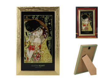 Carmani REPRODUKCIJA SLIKE GUSTAV KLIMT POLJUBAC SLIKA U OKVIRU ZIDNA DEKORACIJA