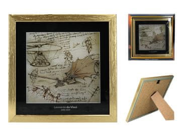 Carmani REPRODUKCIJA SLIKE SKICA LEONARDO DA VINCI SLIKA U OKVIRU DEKORACIJA