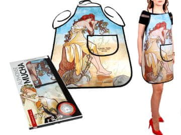 Carmani ALFONS MUCHA KUHINJSKA PREGAČA LJETNA ZAŠTITNA PREGAČA ZA KUHARE