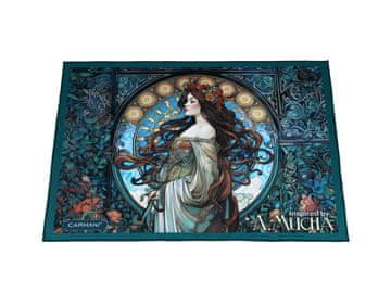 Carmani ALFONS MUCHA PODLOGA ZA STOL DEKORATIVNA PODLOGA ZA BLAGOVAONU DOM